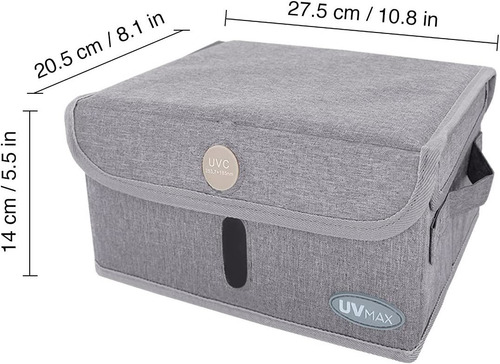 Imagen 5 de 6 de Caja Multifuncional Sanitizadora Luz Ultravioleta Uv Max