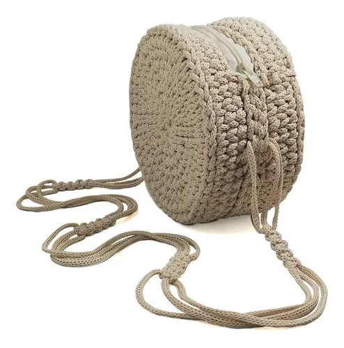 Cartera redonda a crochet sales