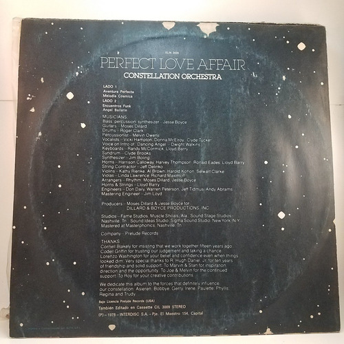 Constellation Orchestra - Perfect Love Affair - Vinilo Lp (Usado)