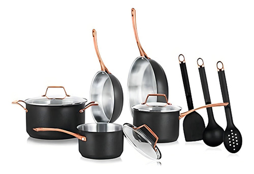 Nutrichef 11 Pzs. Elegante Juego De Cocina Con Utensilios De