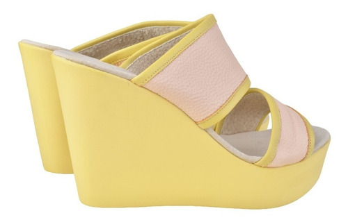 Zuecos Sandalias De Mujer De Cuero Reggae - Ferraro -