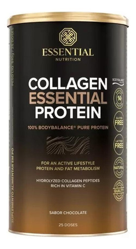 Collagen Essential Protein Chocolate Trufado Lata 510g