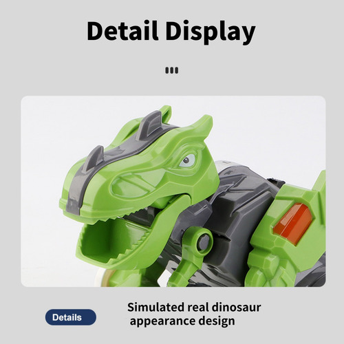 Brinquedo De Deformação Inercial N Player Dinosaur Car Model