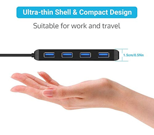 Divisor De Concentrador Usb 3.0 - Extensor Usb De