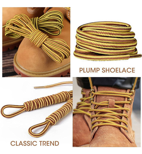 Para 5 Pares De Cordones Para Botas De Trabajo, Cordones