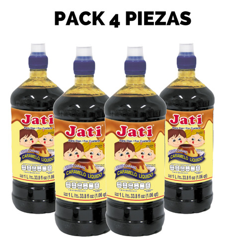 Caramelo Liquido Jati 4 Pzs De 1.340 Kg