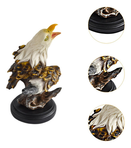 Estatua De Águila Retro, Adorno, 13cmx12.5cmx22cm