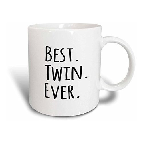 Taza Best Twin Ever, 11 Oz, Rojo, Mug_151545_5