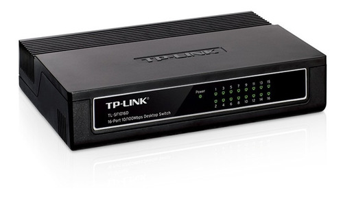 Switch De Escritorio De 16 Puertos 10/100 Tp-link Tl-sf1016d