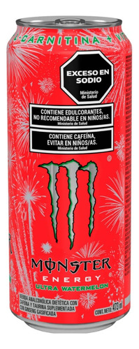 Bebida Energizante Monster Pack X 6 Latas Cafeína Y Taurina