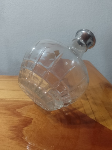 Botellón De Whisky O Licorera Cristal Blanco