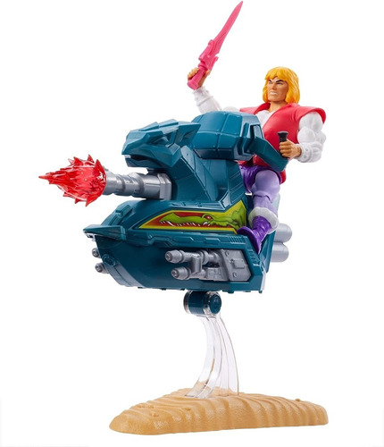 Masters Of The Universe, Vehículo Jet Sled Con Figura Adam (Usado)