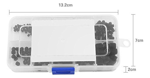Set De 240 Tornillos Opresores Hex Allen M3 Al M8