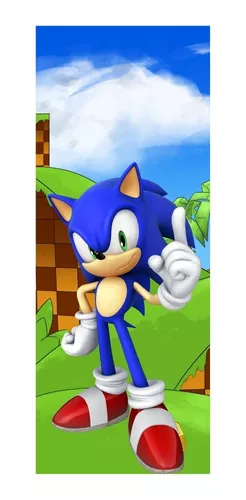 Placa Decorativa - Sonic Mod. 02