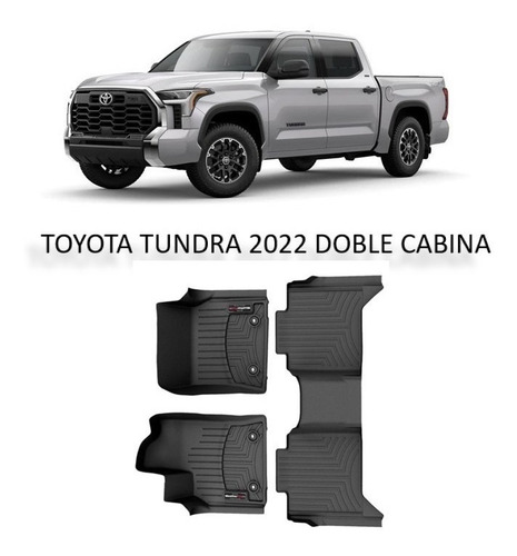Alfombra Weathertech Bandeja Toyota Tundra 2c 2022-2023