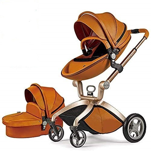 Hot Mom Baby Luxury Marron Coche Paseador Modular Bebe