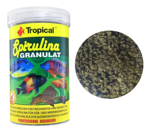 Tropical Ração Para Peixes Spirulina Granulat 440g