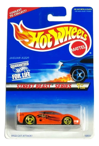 Hot Wheels Antiguo Jaguar Xj220 (1997) Colección + Obsequio