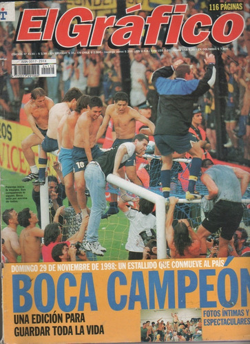 Revista El Grafico Nº 4130 - Boca Campeon - Año 1998