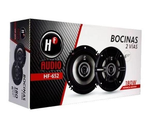  Bocinas Hf-652 Par 180 Watts Para Auto