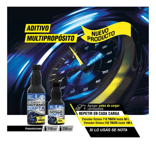 Aditivo Elevador De Octano Nafta 110ml Bardahl