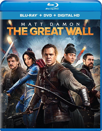 Blu Ray The Great Wall Dvd Matt Damon Estreno Original