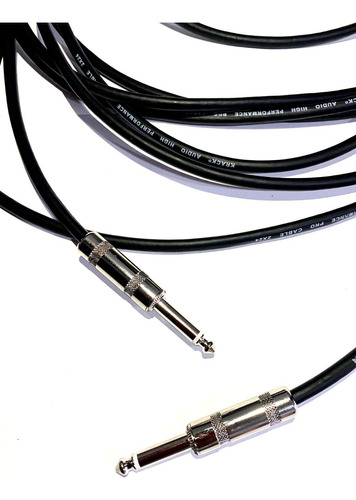 Cable De Audio Plug A Plug Mono 6.3 De 2 Metros Universal