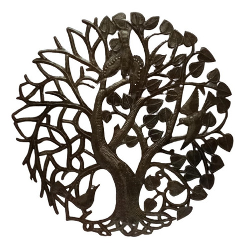 Arbol De La Vida De Metal Decoracion Mural Para Pared 60cm