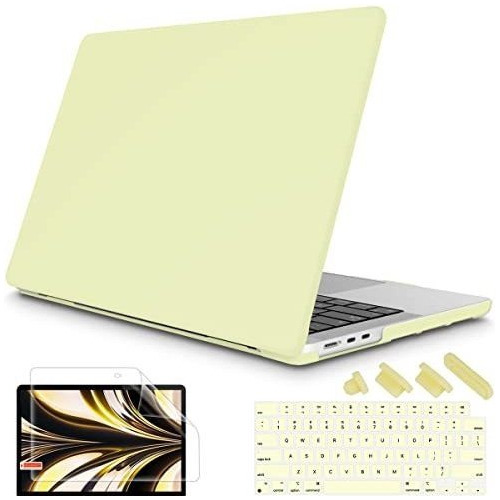 Protector Color Amarillo Compatible Con Macbook Air A2681