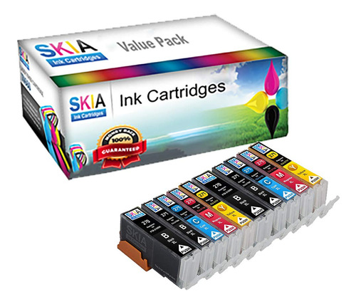 Cartuchos De Tinta Skia 10 Pack Compatible Cli-271 Pgi-270