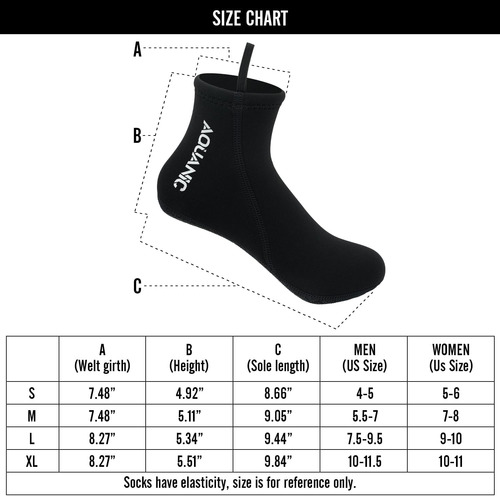 Calcetines De Buceo Gratis 2.5mm Calcetines De Neopreno...
