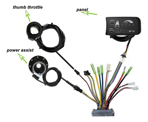 Kit De Conversión De Bicicleta Eléctrica 15a Electric Bike S