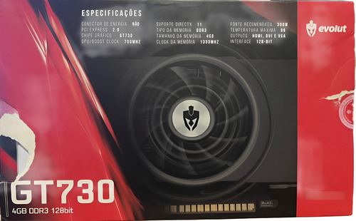 Placa De Vídeo Nvidia Geforce 730 4gb Ddr3 Black Edition (Recondicionado)