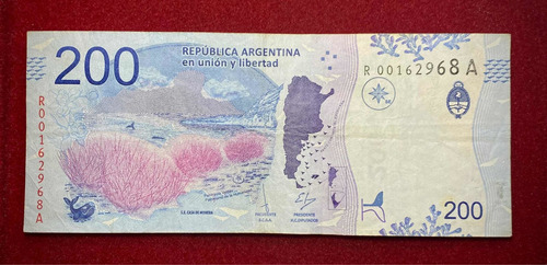 Billete 200 Pesos Reposición Bottero 5606 Tipo 1 