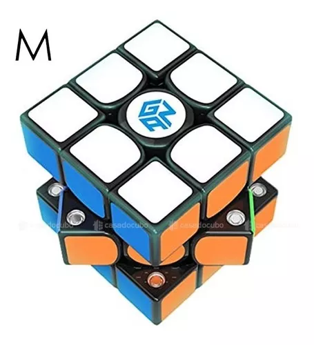 GAN Cubo magnético do espelho 3x3x3 de gan, cubo mágico magnético