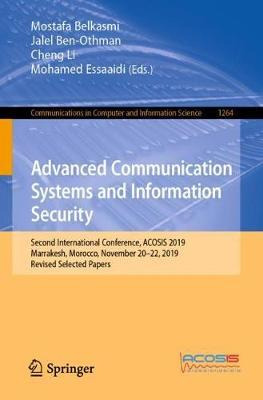 Libro Advanced Communication Systems And Information Secu...