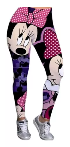 Kit Calça Legging Infantil Disney Minnie - Love Box Baby & Kids