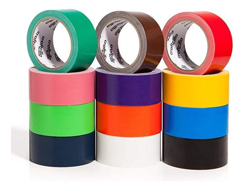 Craftzilla Color De La Cinta Aislante - 12 Color Multi Pack