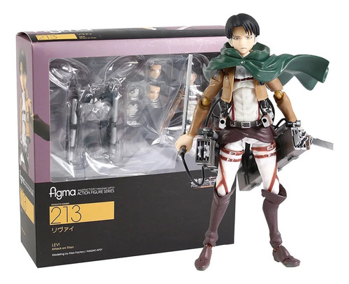 Figura De Acción Figma 213 De Levi Ackerman, Modelo Articula