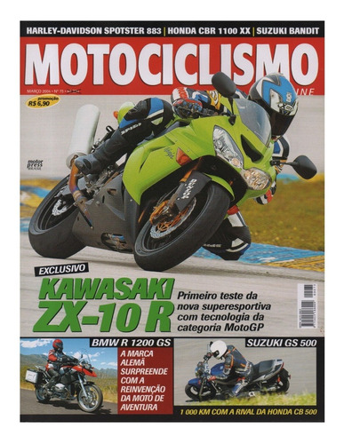 Motociclismo N°75 Kawasaki Zx-10r Suzuki Gs 500e Bmw R1200gs