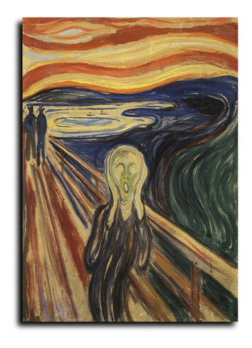 Cuadro Decorativo Acrilico 60x80 The Scream Edvard Munch