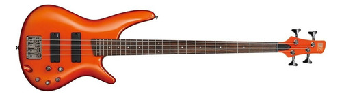 Ibanez Sr300 Bajo 4 Cuerdas Activo Doble Humbucker Color Roadster Orange Metallic Orientación De La Mano Diestro