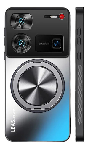 Funda Para Zte Nubia Z60 Ultra Con Acabado Mate Anti-manchas Compatible Con Carga Magnética, Con Soporte, A Prueba De Golpes