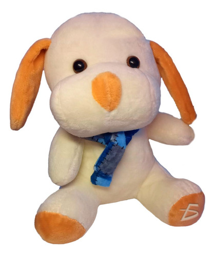 Peluche Perro Cachorro Bufanda Lana Textura Suave Infantil