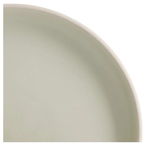 Juego De Vajilla Redonda De 16 Piezas Crema Pistacho