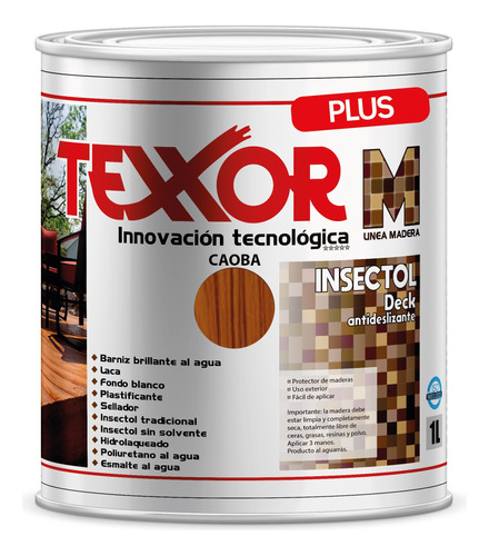 Protector Para Deck - Insectol 1lt- Color/brill - Texxor