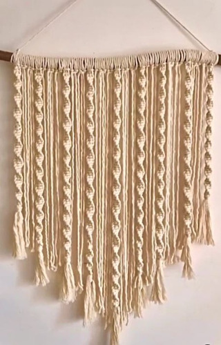 Cordón De Algodón Relleno Para Macramé / Cestería Nórdica N2 Blanco