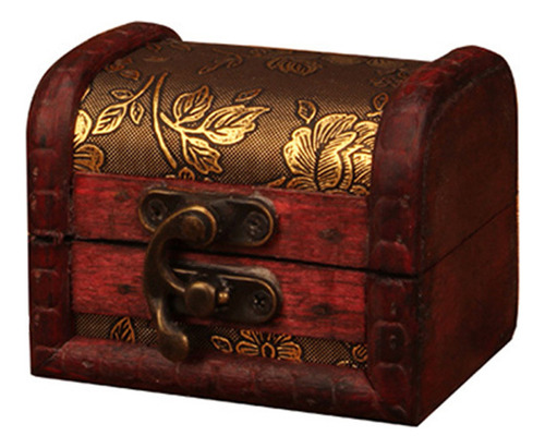 Caja Con Mini Candado De Metal Para Guardar Joyas Treasure P