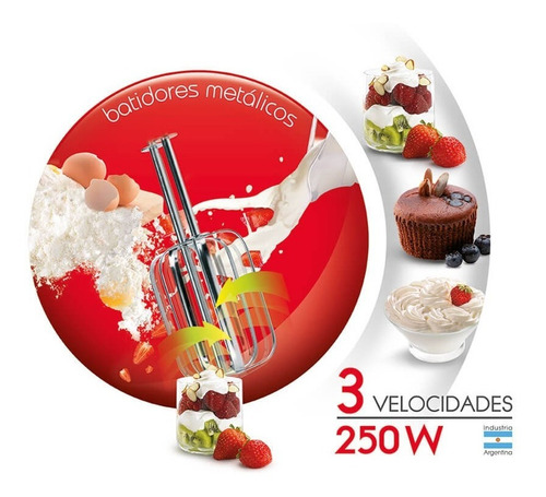 Batidora Moulinex De Mano Hm150158 Facilita Blanca Nuevo