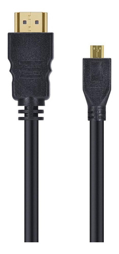 Cabo Micro Hdmi X Hdmi 2 Metros 2.0 Alta Qualidade 4k Câmera
